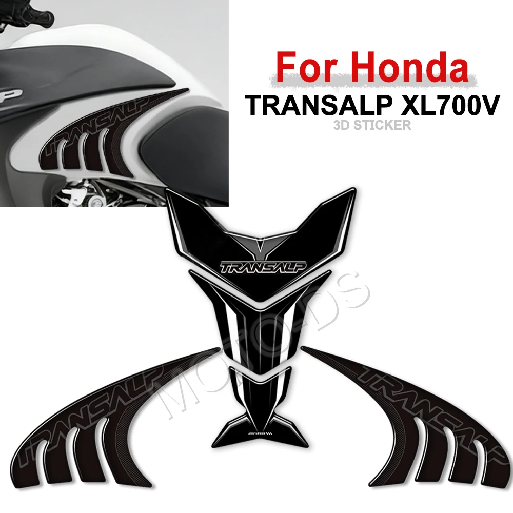 

XL700 V мотоциклетная накладка на топливный бак, боковые наколенники, наклейки, комплект наклеек для Honda TRANSALP XL 700 В XL700 V