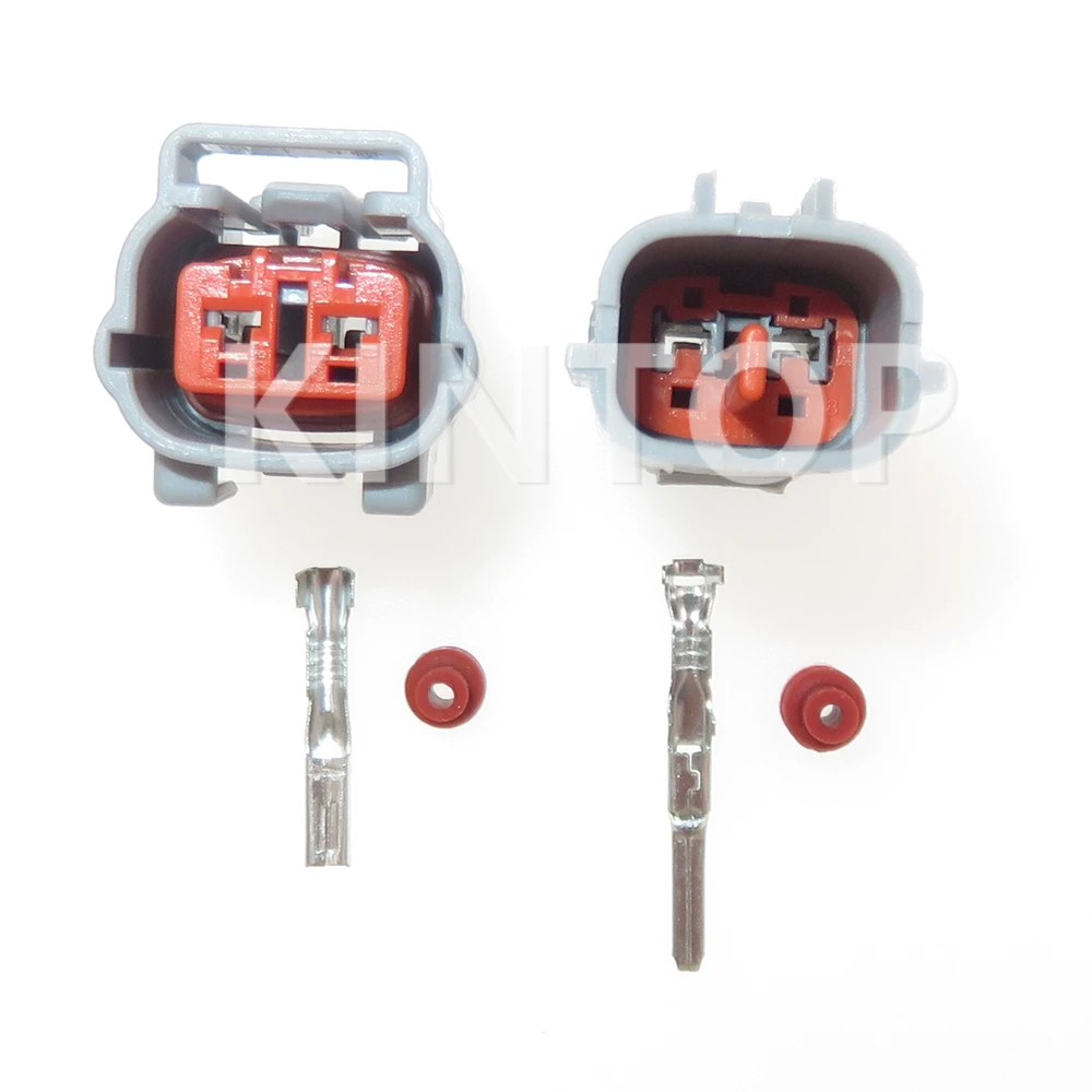 1 Set 2 Pins 6195-0006 Auto Electrical Connector AC Assembly Adapter With Wires 6195-0003 Car Foglight Male Plug Female Socket - Image 3