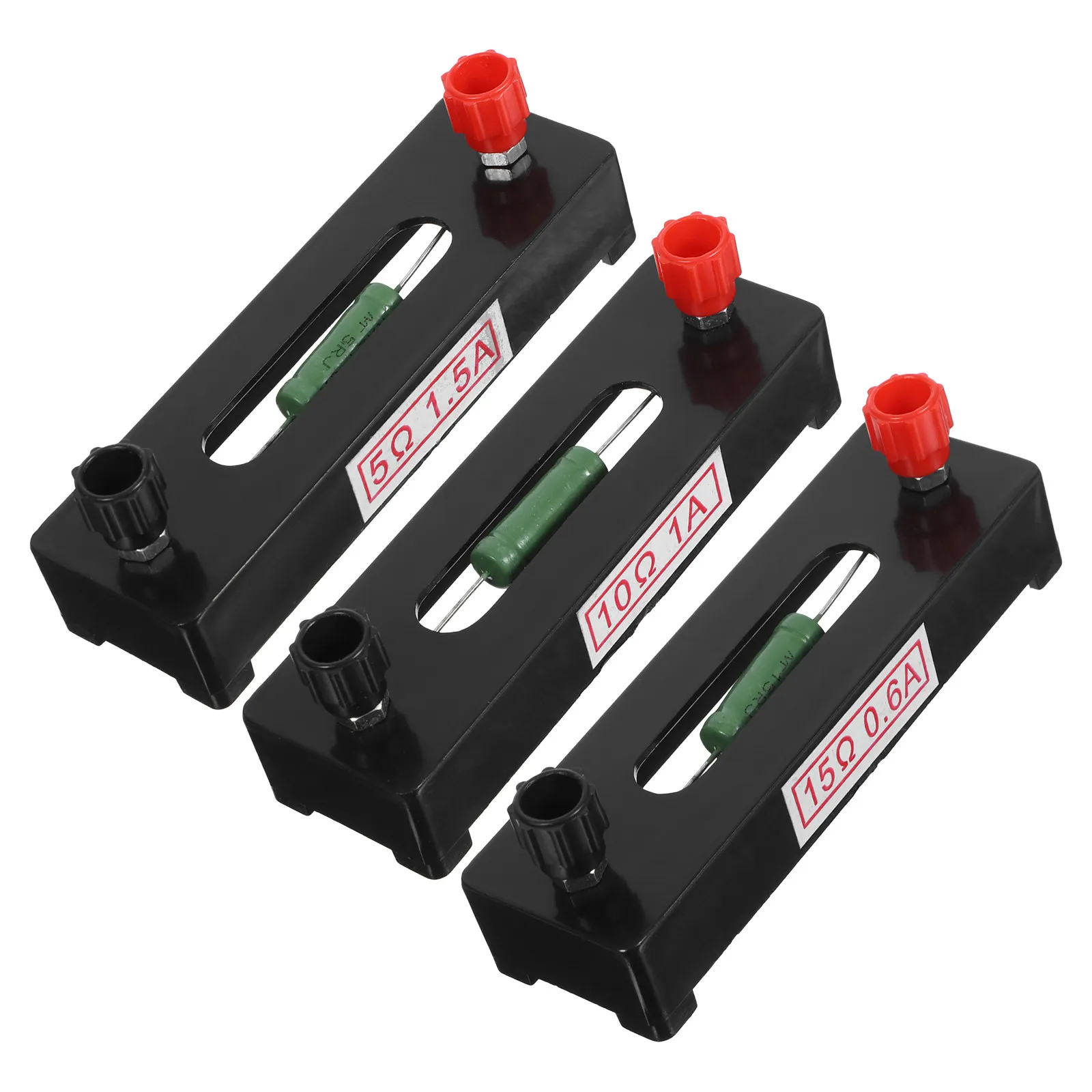 Kit d'expérimentation de circuits de physique avec résistances fixes 5 Ohm, 10 Ohm, 15 Ohm – Outil pédagogique de laboratoire – Résistance 5 Ohm