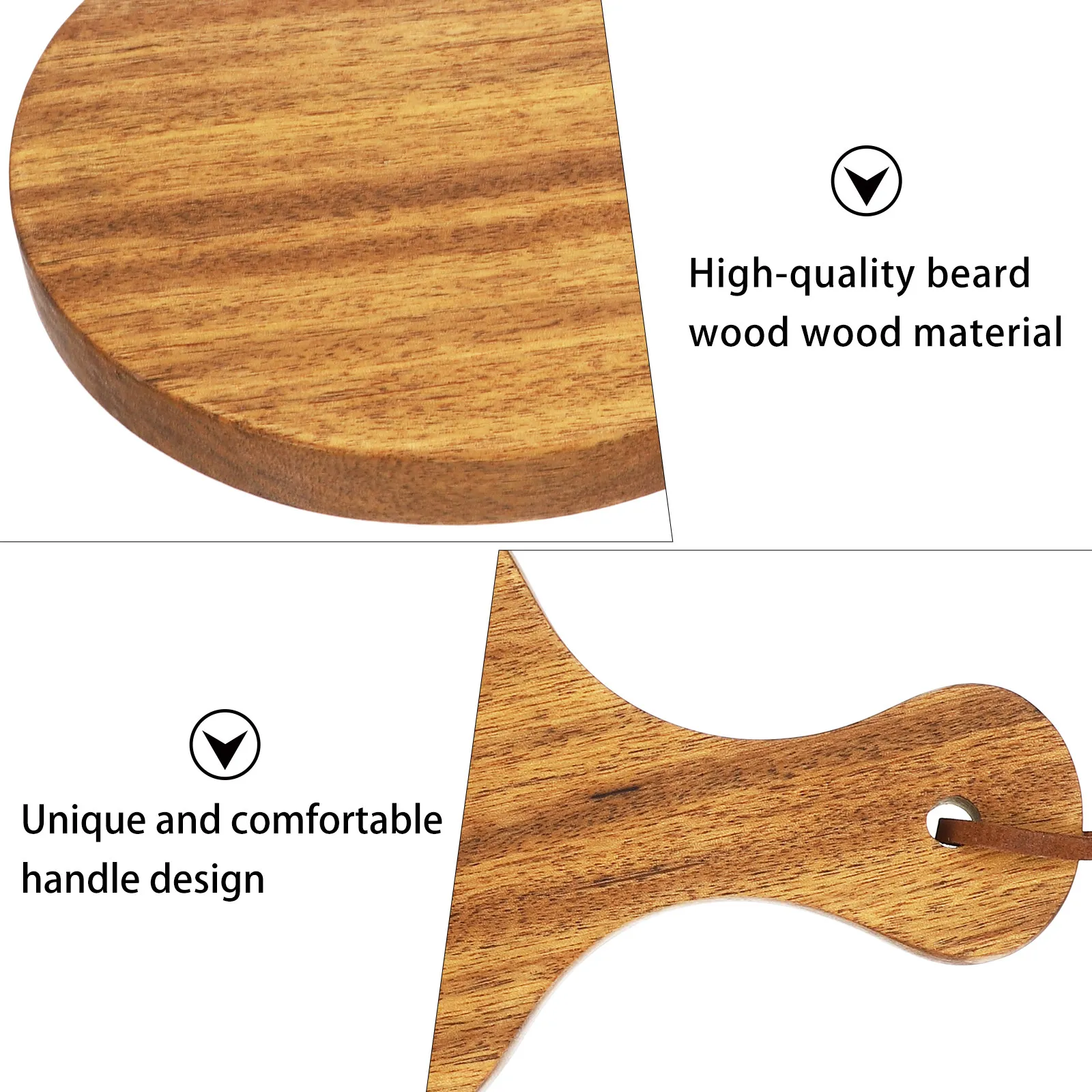 

Wooden Tray for Pizza Steak Bread Serving Natural Food Tray Western Style Kitchen Dining Table Accessory Utensil