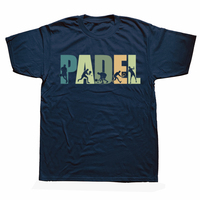 Funny Padel Tennis player T-Shirts Summer Racket Ball Men Women's Fashion Casual Tshirt 100% Cotton Loose Oversized T Shirt