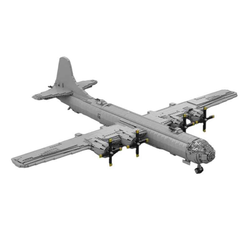 

Space Series Building Blocks MOC 119970B-29 Super Fighter 1:35 World War II Long Range Bomber Model Bricks Toy Gift Kids Boys