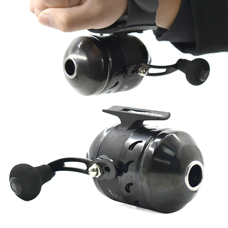 Hunting Slingshot Fishing Reel 3.3:1 RPM Ratio Outdoor Fishing Fishing Reel Quality Metal Fishing Accessories