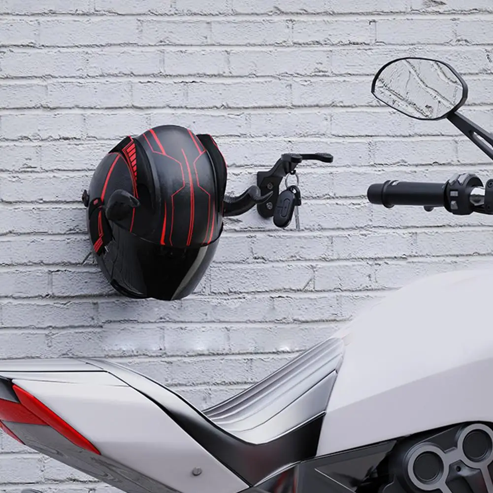1-5pcs Hook Racks Motorcycle Helmet Holder Storage Stand Multipurpose Wall-mounted Hook For Display Hanging Jacket Key Backpack