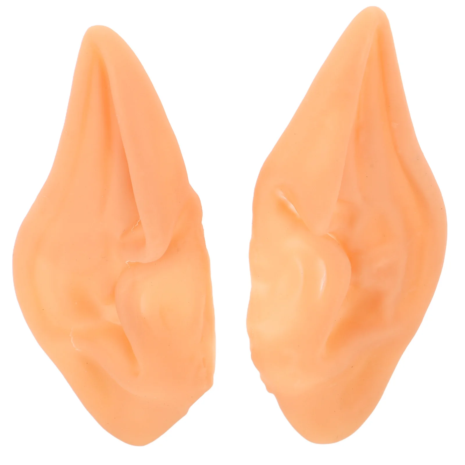 

1Pair Party Fairy Ears Realistic Latex Faux Ear Tips for Kids and Adults Comfortable Wear for Halloween Cosplay Costume Dress Up