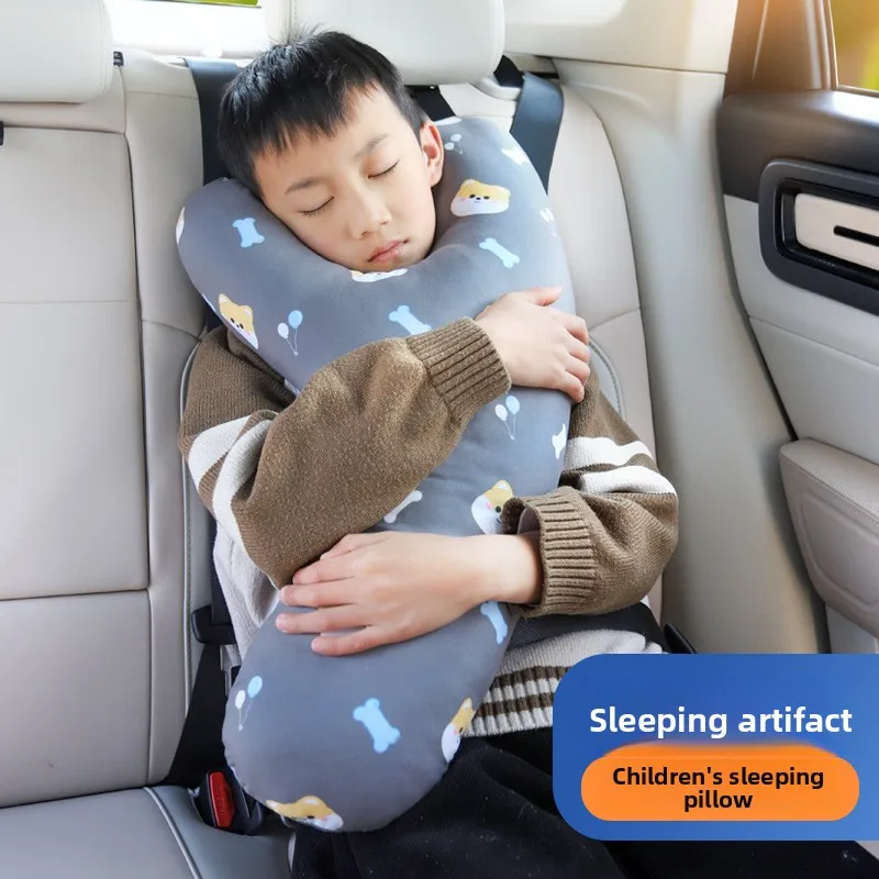 

Children's car sleeping artifact car pillow neck pillow shoulder cover car rear seat belt anti-neck