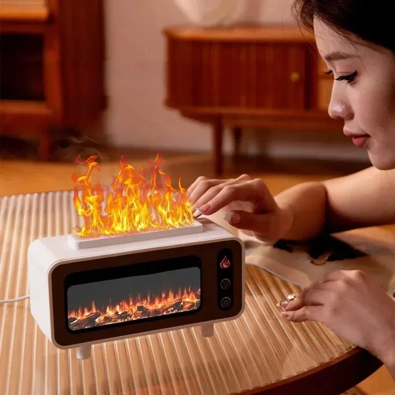 المدفأة زيت الأساسية نشر المكتب المنزلي العطر الرطب الأساسية 7 ألوان رائحة صامتة