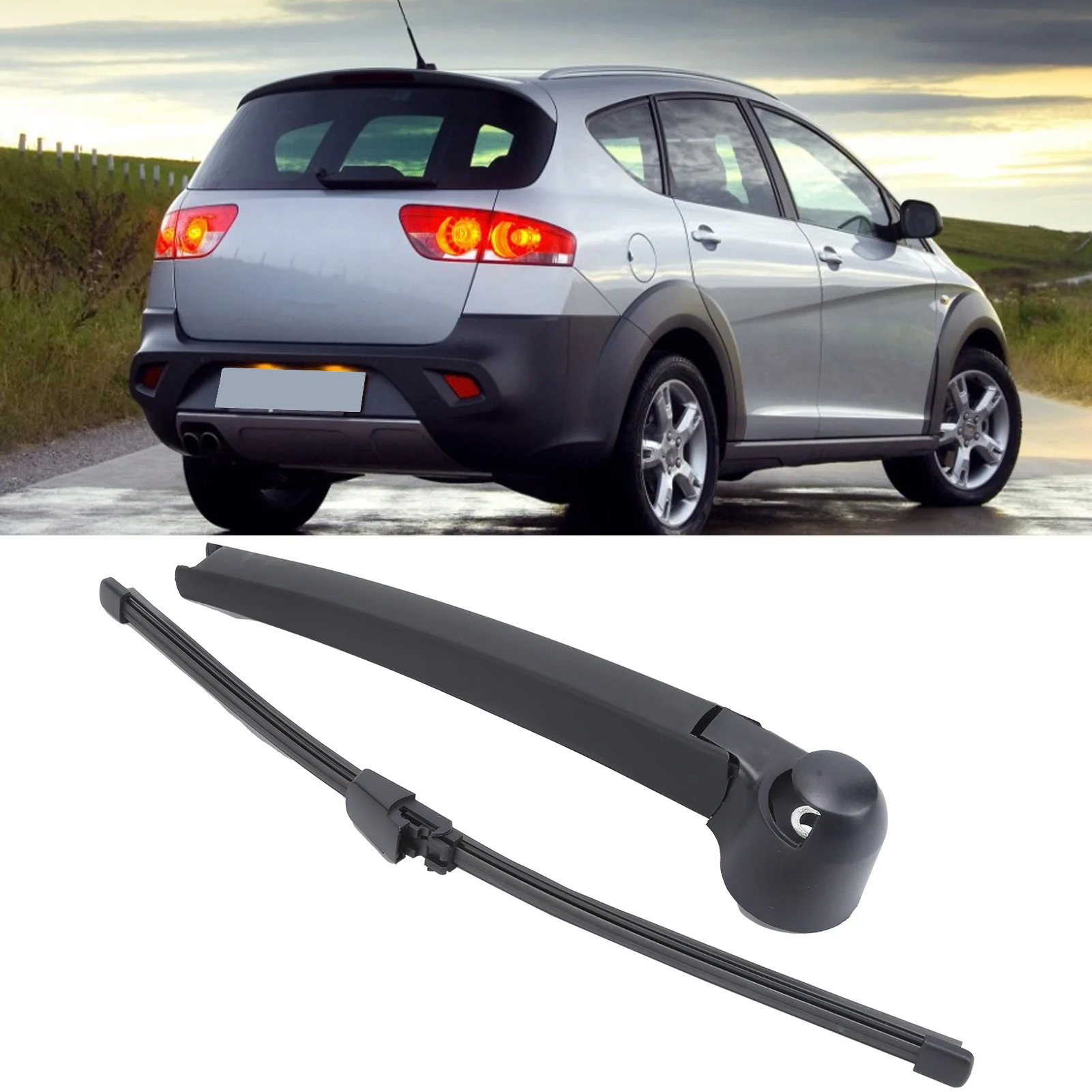 Car Rear Windshield Wiper Blade Arm Assembly For Seat Altea XL Altea 4  Freetrack 2004-2015