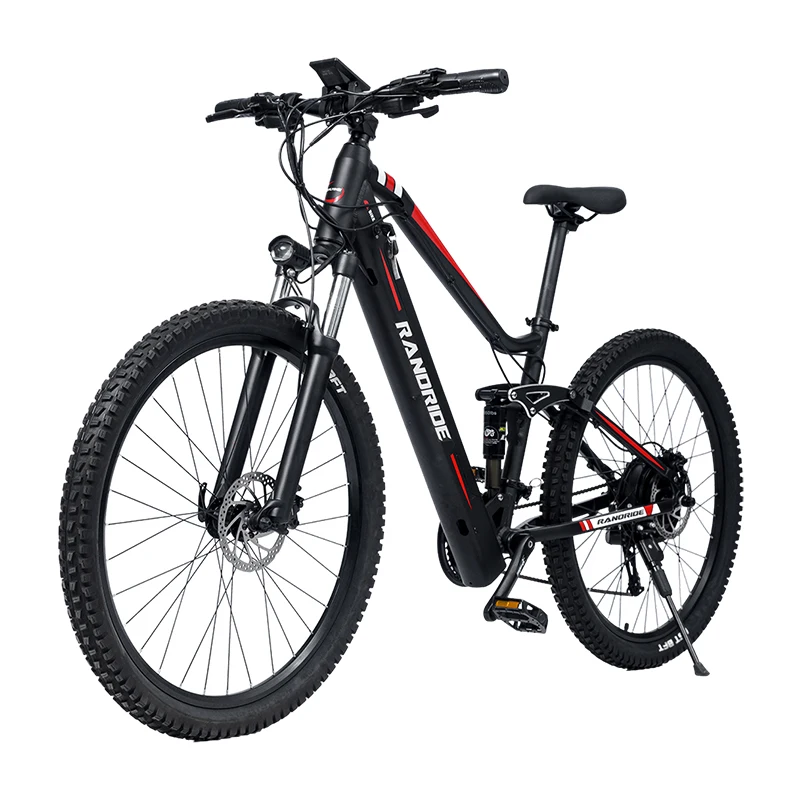 

RANDRIDE Electric bike 1000W48V13.6Ah 27.5inch Ebike Full Suspension hydraulic brake 27 gears Mountain Electric Bicycle EU Stock