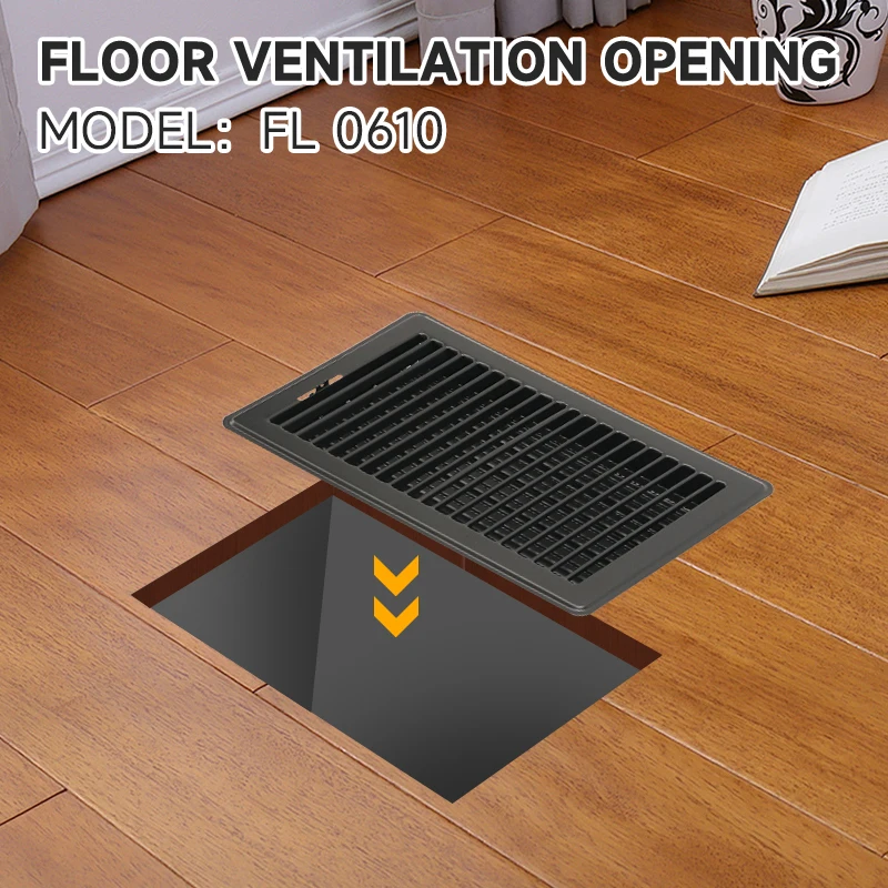 Floor Ventilation Opening,Living Room Floor Air Ventilation Grille Suitable For Home And Office Use Floor Ventilation Opening