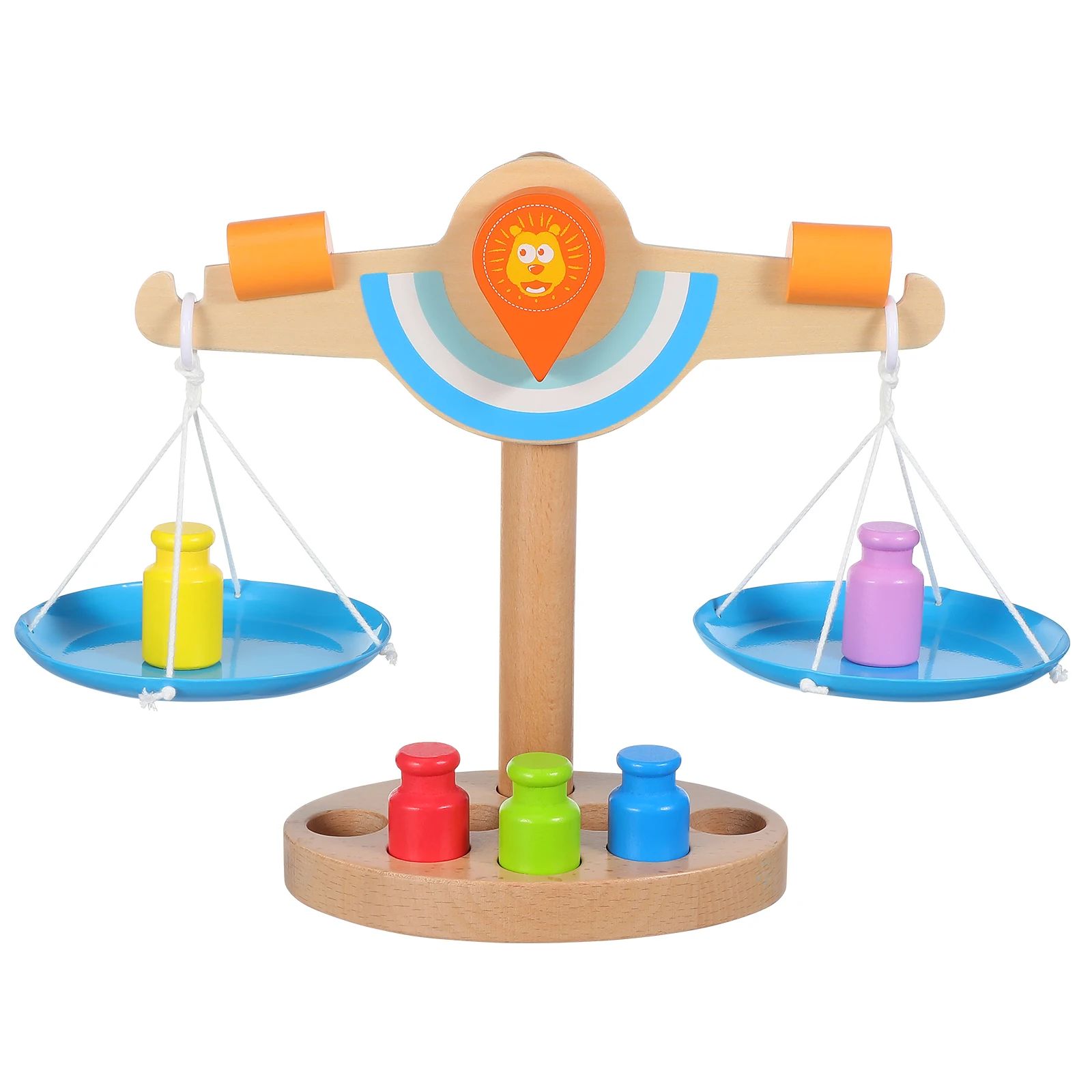 ไม้ของเล่นเด็กวัยหัดเดิน BOARD Scale สําหรับเด็ก Balancing เกมเดสก์ท็อปเด็กน่ารัก