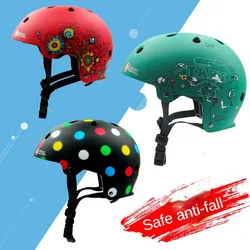 Children's Helmet boy and girl Summer Bike Balance Bike Roller Skating Safety Helmet ABS Anti Fall Helmet