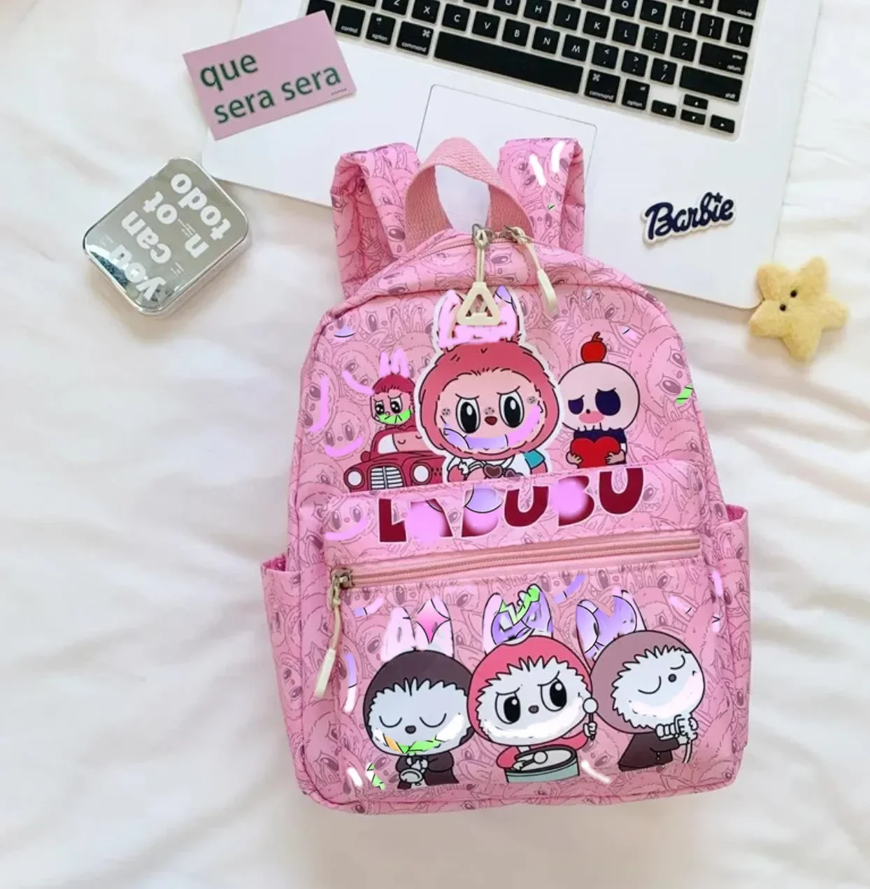 

miniso Primary School Students handbag Kindergarten boy girl baby Children Backpack Cute cartoon Backpack Schoolbag for 12labu