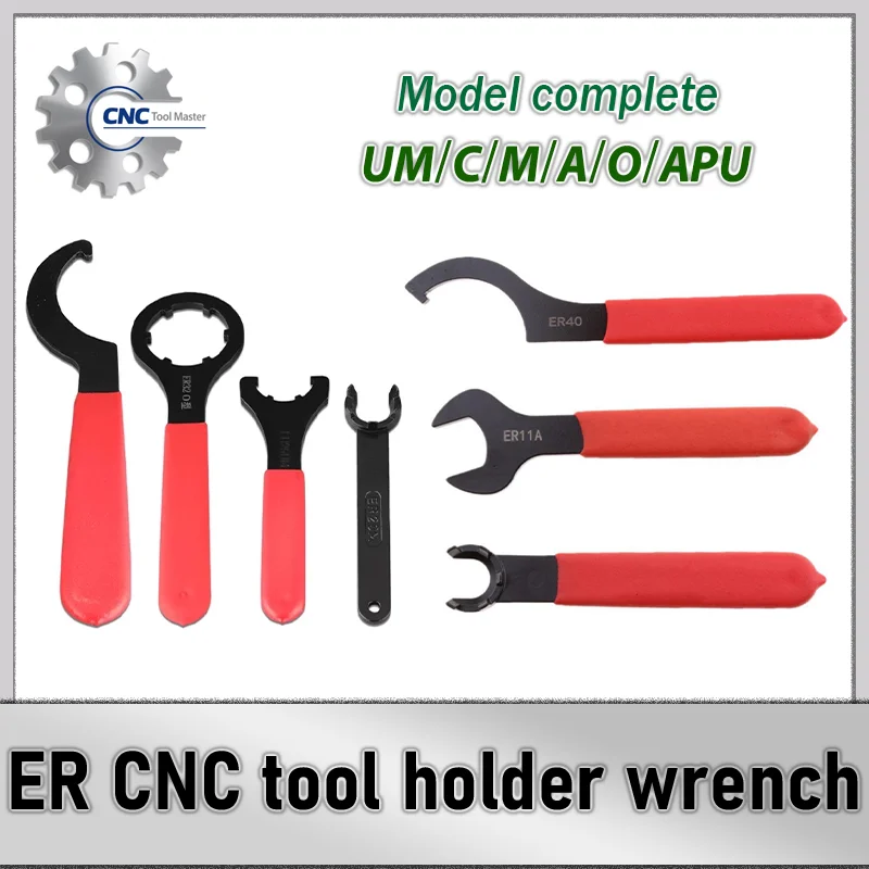 Super Hard ER Wrench, High-Strength and Wear-Resistant ER8 ER11 ER16 ER20A/M ER25 ER32 ER40 UM Type A Type M Type C Type O Type