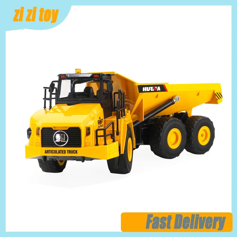 

Huina Eleven Channel 1:16 Remote-Controlled Dump Truck, Children'S Electric Toy Engineering Vehicle, Dump Truck Toy Model