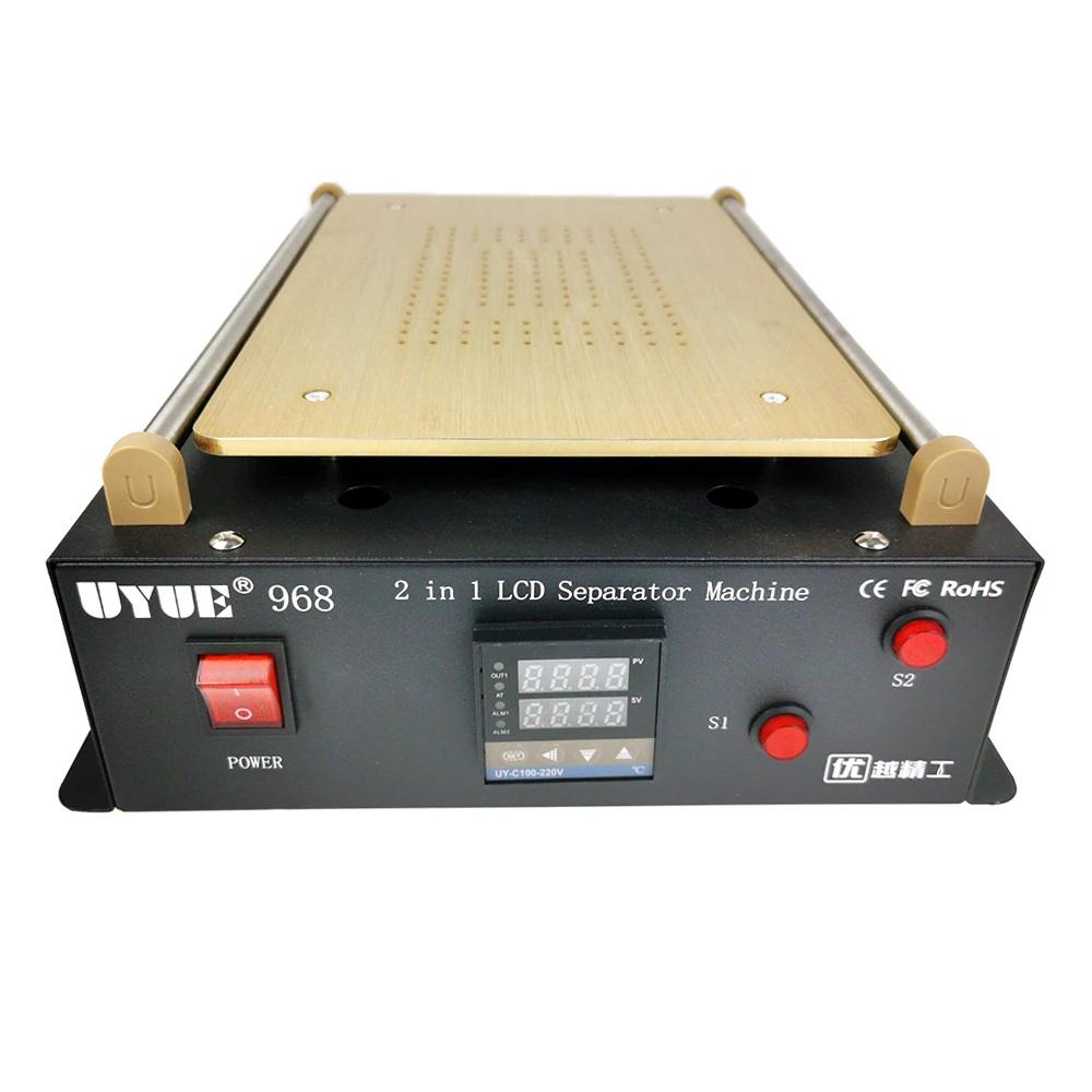 Separator Built-in Vacuum Pump UYUE 968 Double Pump Mobile Phone Screen Separation Machine LCD Screen Splitter Large Size