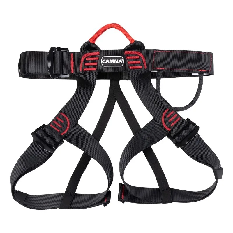 Adjustable Half Body Climbing Harness Outdoor Mountaineering Rock Climbing Rappelling Safety Waist Strap