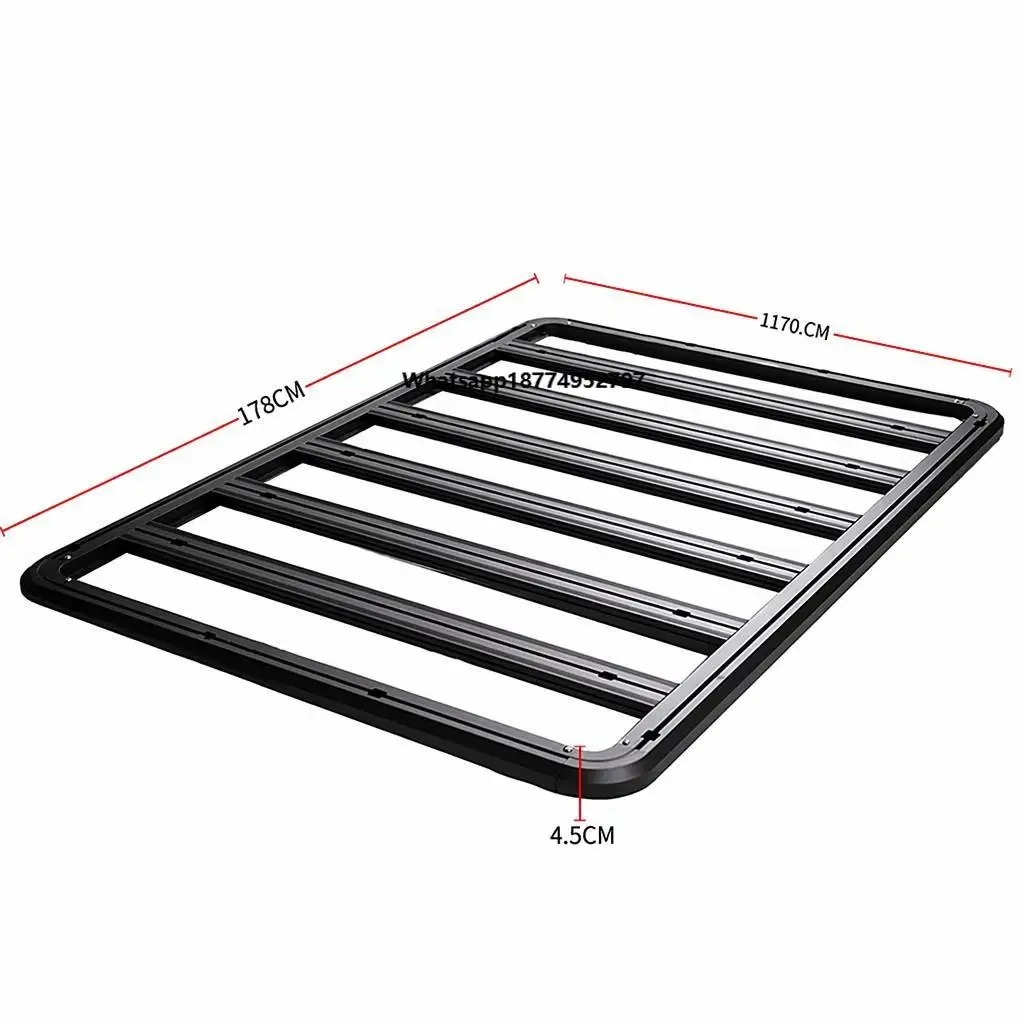 Factory Direct Car Roof Rack  Roof Mount Basket Luggage Durable Aluminium Steel Material Alloy Roof Rack for  Gladiator