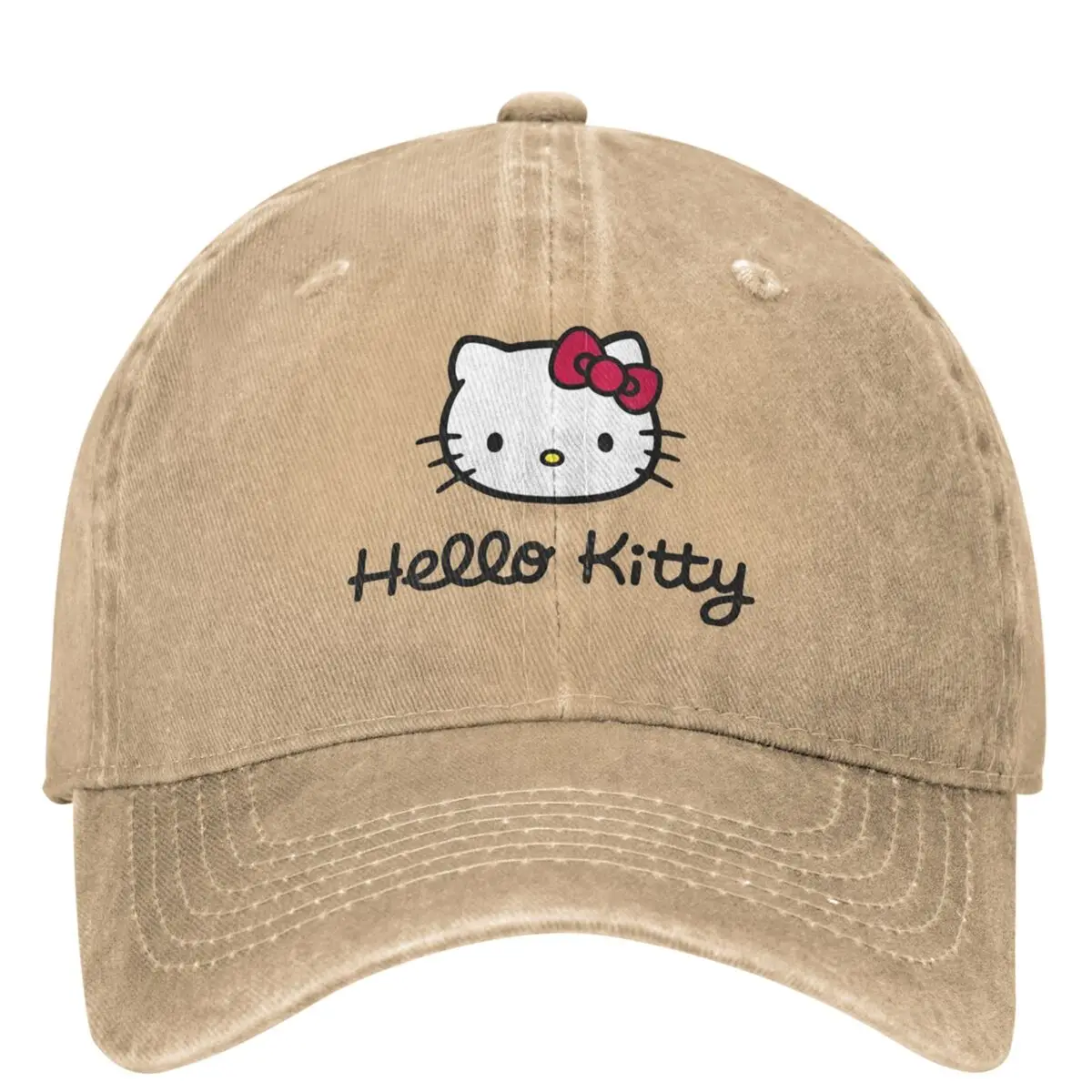 Hello Kitty Cartoon Cat Casual Baseball Cap Spring Kawaii Trucker Hat Tennis Skate Hip Hop Hats Female Male Funny Baseball Caps