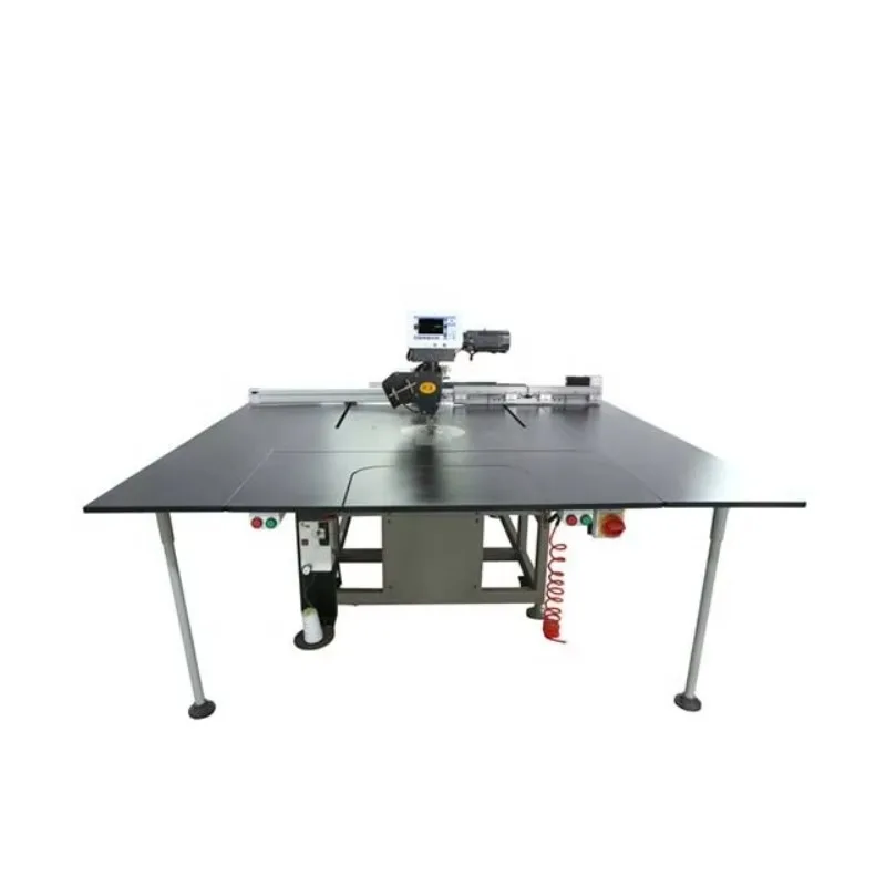 Programmable Flat-Bed Industrial Sewing Machine 360 Degree Head Rotation For Car Seat Cover Upholstery Computerized