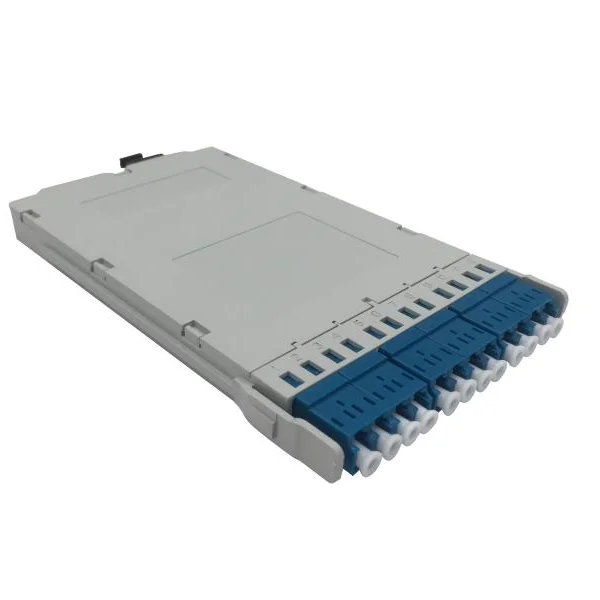 FHD High Density MTP MPO Cabling solutions Patch panel 1U 144 cores with 3 layers Sliding trays