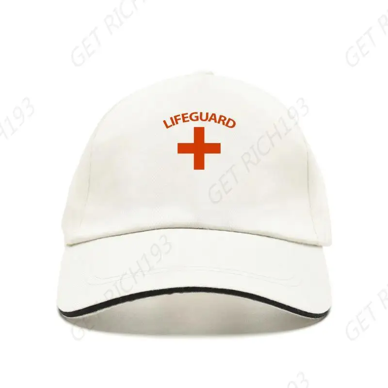 

Lifeguard Baseball Cap Mens Fancy Dress Costume Outfit Lifesaver Baywatch Surfing Street Baseball Caps