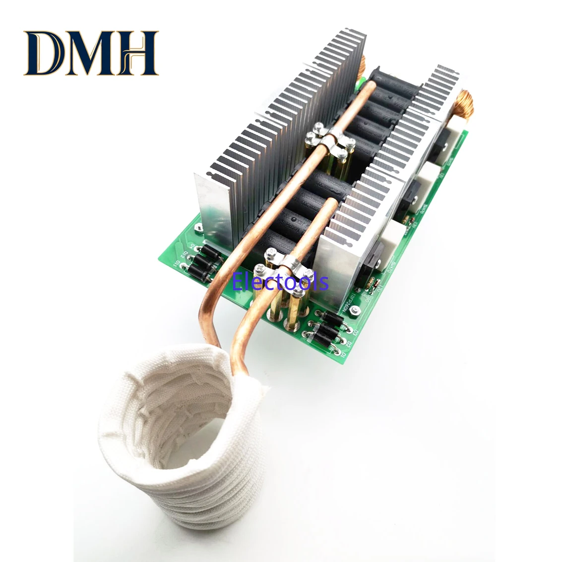 3000W 50A Tapless 6-tube ZVS High Frequency Induction Heating Machine Quenching Module DIY Kit