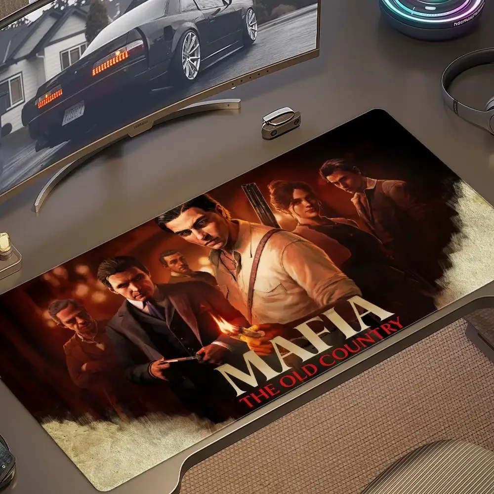 

Mafia The Old Country Mouse Pad MouseMat XXL Computer Accessories Large Keyboard Laptop Table Pad The New Product Gamer Gaming