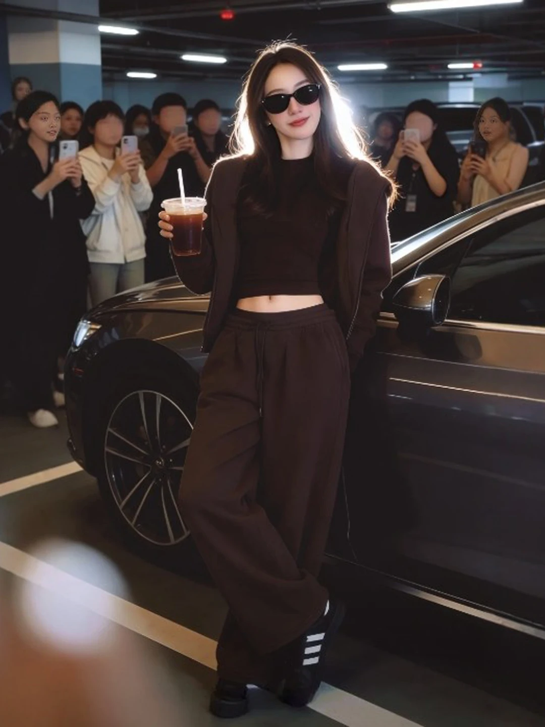 

Уникальный комплект из футболки и свободных брюк: повседневная верхняя одежда, базовый вариант, весенняя мода, удобная и теплая женская одежда