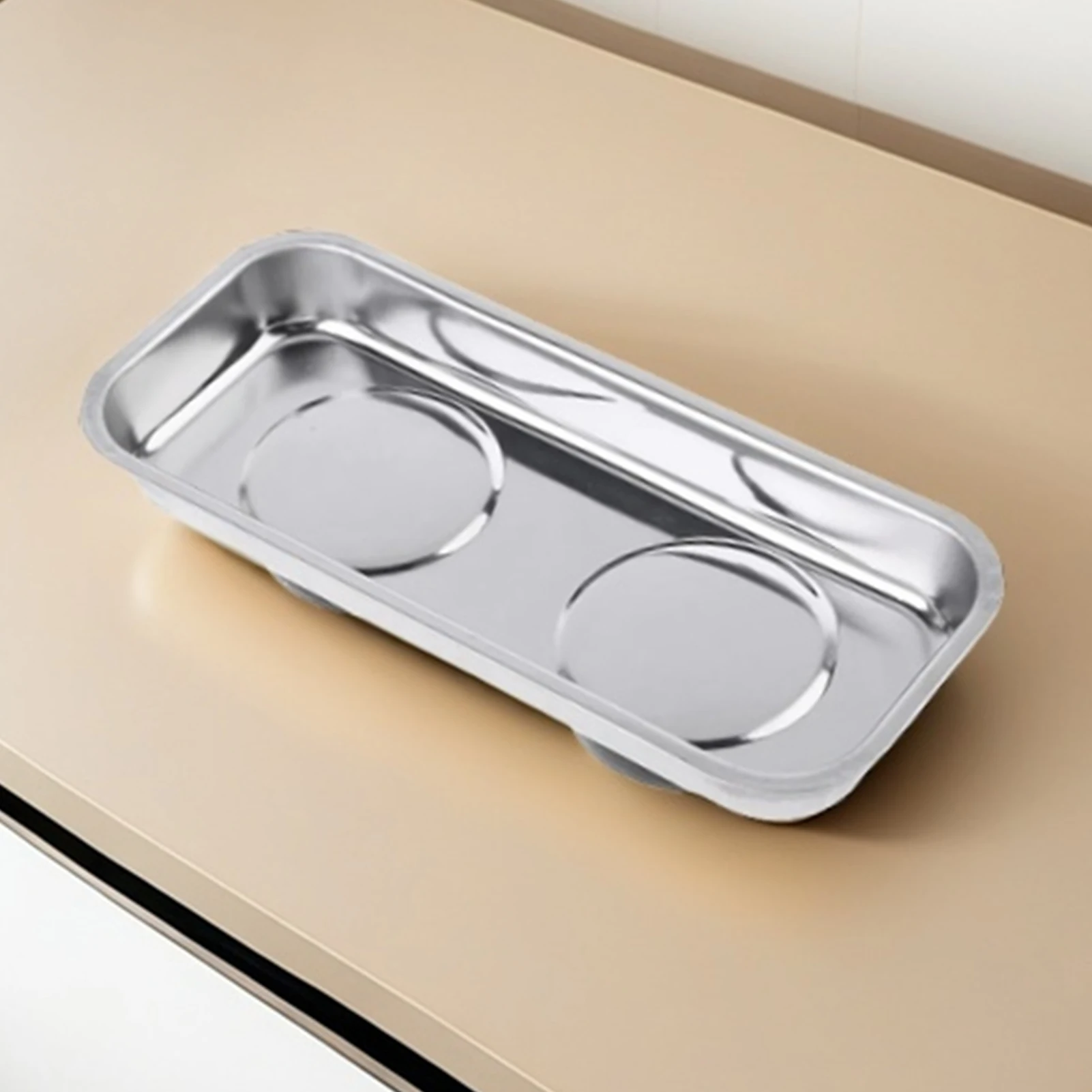 

Screw Nuts Magnetic Tray Holder Portable Anti-Slip Magnetic Parts Organizer for Screws Nuts Bolts Hardware Workshop Repair Tool