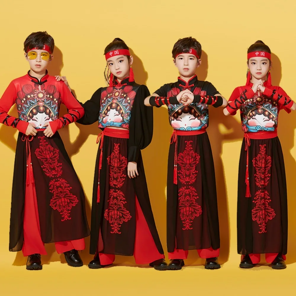 

Wushu Clothing Baby Hanfu Cosplay Performance Costumes Kung Fu Sets Dance Wear Stage Party Kids Clothes Children Clothing