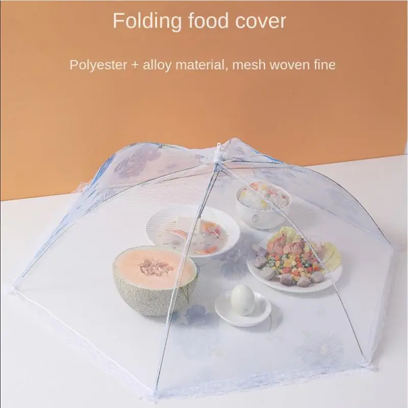 Leftover Cover White Large Coverage Area Asy To Operate Breathable Stable And Durable Kitchen Periperies Portable Umbrella