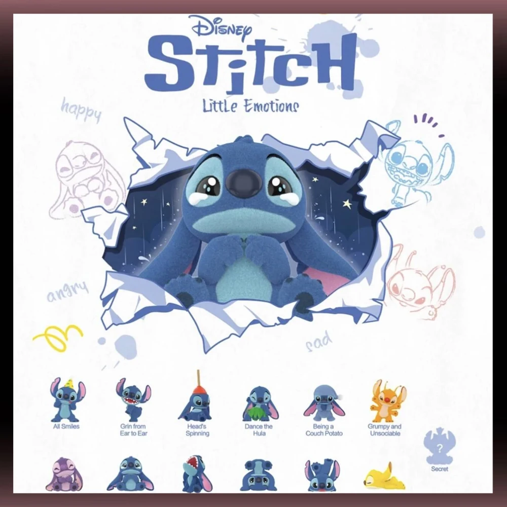 New Pop Mart Stitch&Lilo Mystery Box Anime Figure Stitch Little Emotion Series Blind Box Desk Decoation Trendy Fashionable Toys