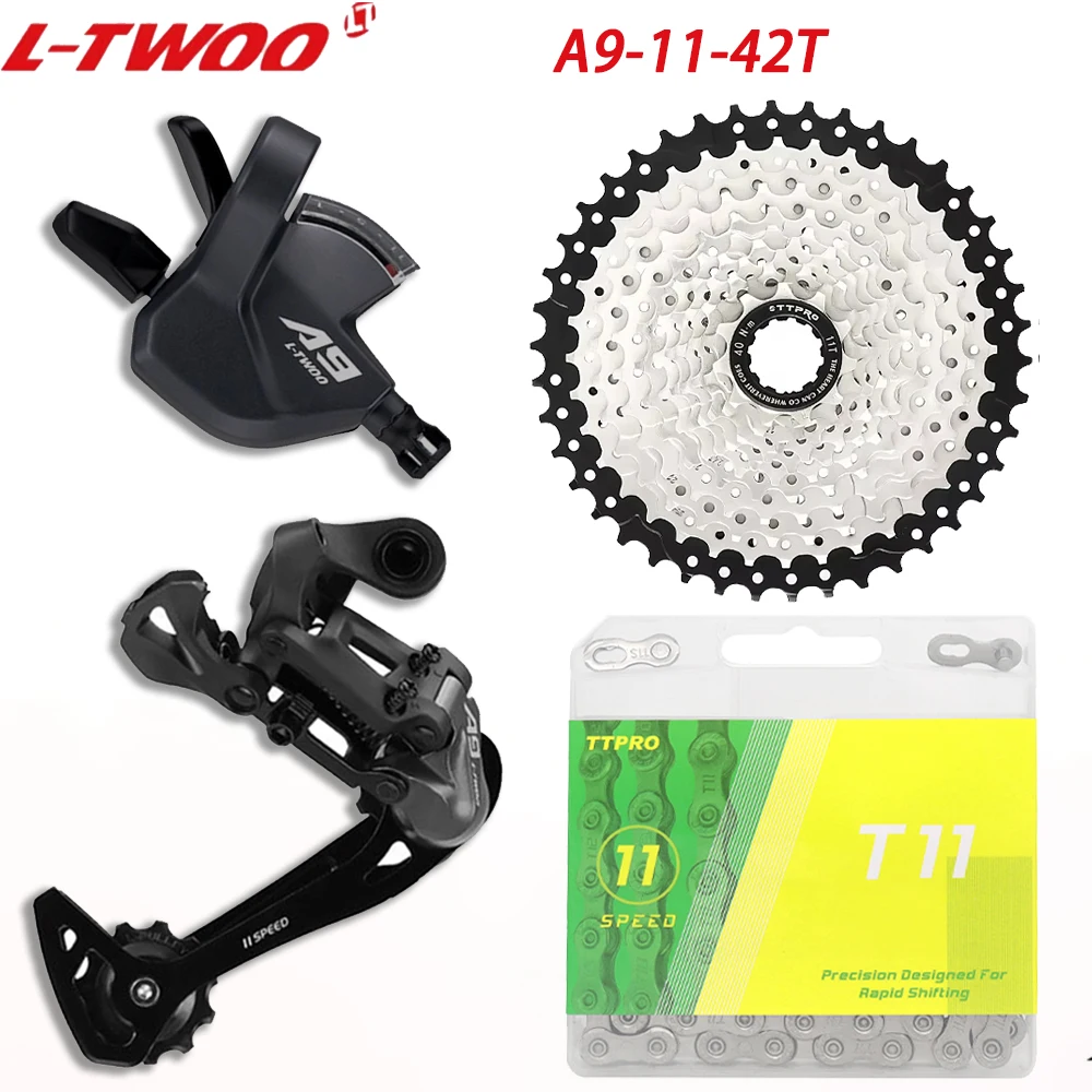 

LTWOO A9 11 Speed Window + Lengthen Legs Transmission Kit 11V 11-36T/40T/42T Mountain bike flywheel For MTB Bicycle Accessories