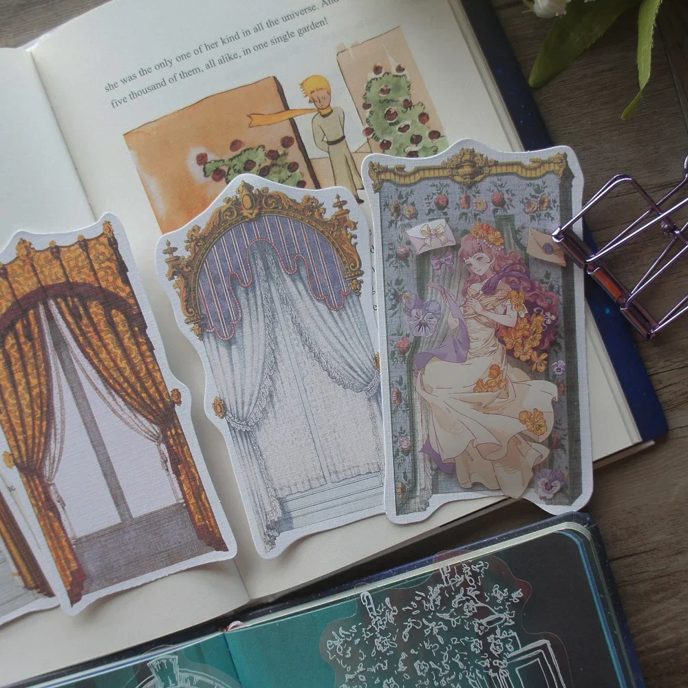 

10pcs MIX Big Size Windows In The Princess Palace PVC Paper Sticker Scrapbooking DIY Gift Label Decoration Tag