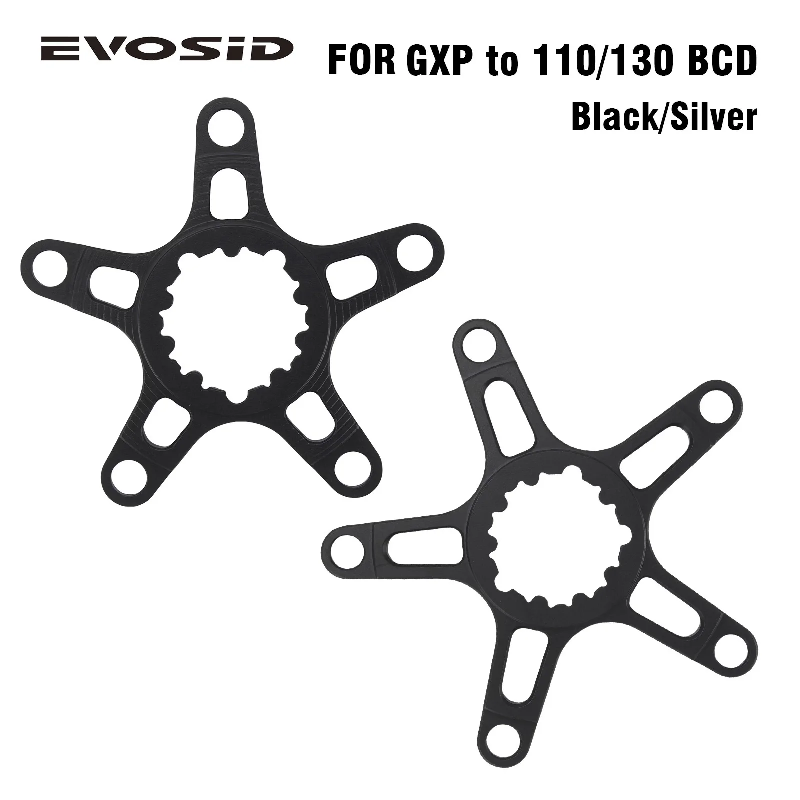 Bicycle Chainring Adapter Spider Converter for GXP to BCD104/110/130 4/5 Arms Aluminium Crank Folding Road Bike MTB Parts