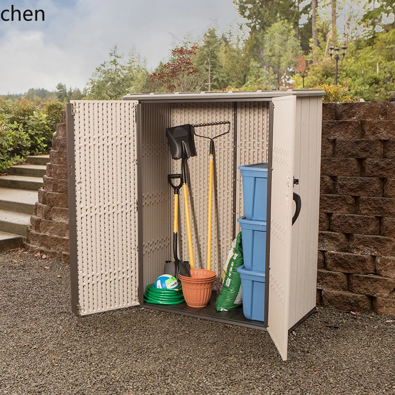 CZ Storage Box Plastic Storage Cabinet Sundries Balcony Outdoor Waterproof Sunscreen