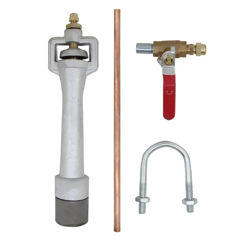 Natural gas forge burner venturi kit with head stainless steel brass tube for melting furnace burner