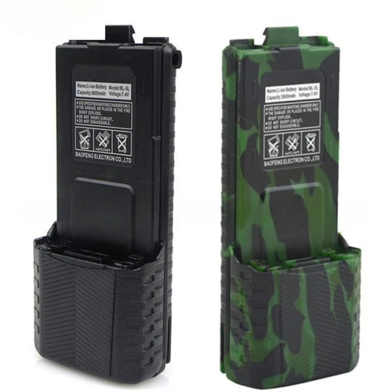 New For Baofeng UV-5R Walkie Talkie Large Capacity Battery BL-5L 3800mAh For UV5R BL-5 Walkie Talkie Battery view 3