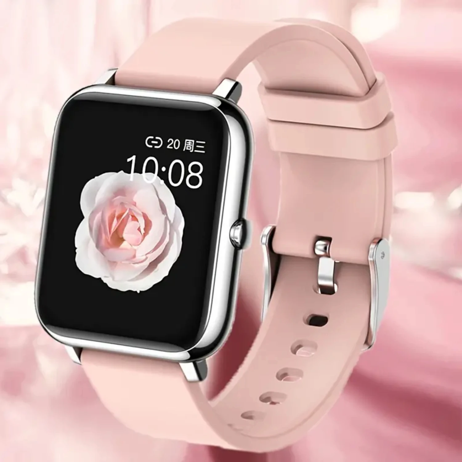 

Full Screen Touch Heart Rate And Blood Oxygen Monitoring Smart Watch