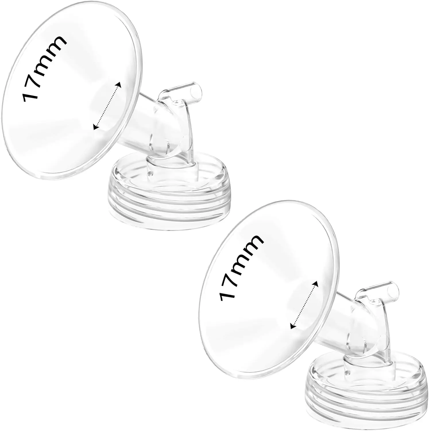 Flanges Compatible with Spectra S2/S1/9 Plus Ameda MYA Motif Luna Cimilre Breast pumps ,Flanges/Shields Replacement Parts