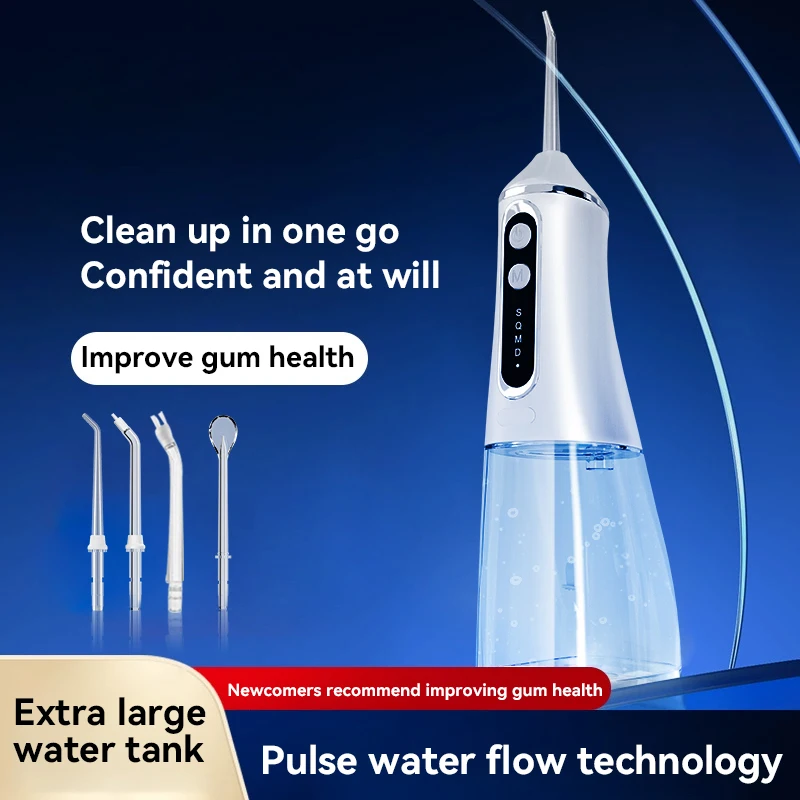 

Портативный электрический стоматологический ирригатор 4 в 1, устройство для домашней чистки, стоматологический очиститель, уход за полостью рта, распылитель воды, зубная нить