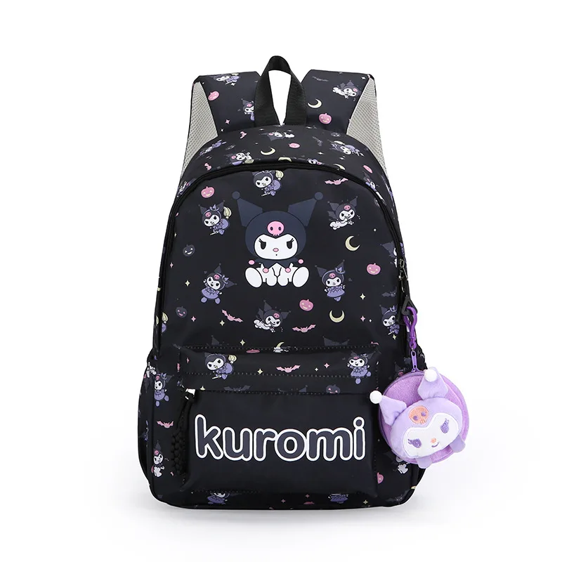 Sanrio Hello Kitty Kuromi Cartoon Backpack Children Lovely Schoolbag Kids Gift Student Multifunctional Kawaii Backpacks