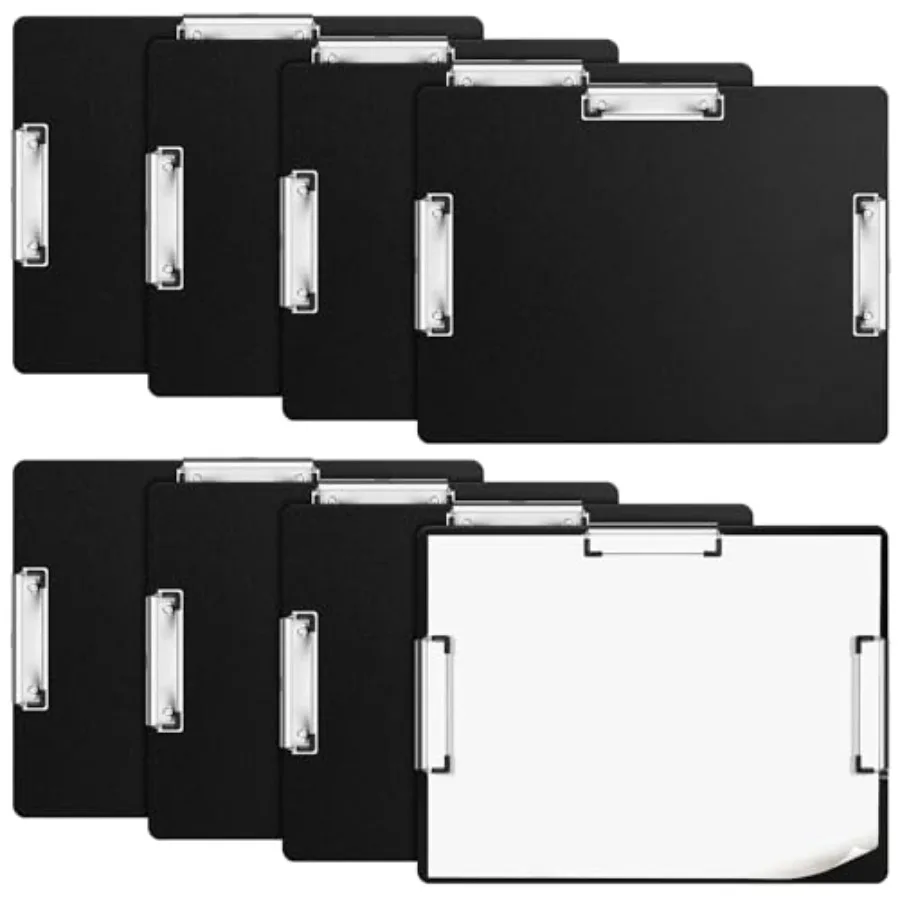 

Pcs Extra Large 11x17 Clipboard - Horizontal Three Clip Plastic Clipboard for School, Office, Home and Teachers