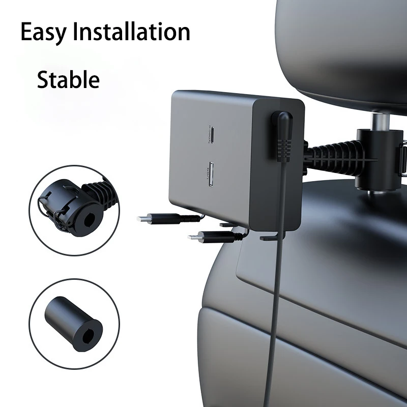Multifunctional Car Phone Charger Car Rear Seats Retractable Quick USB Charger for iPhone Xiaomi Huawei