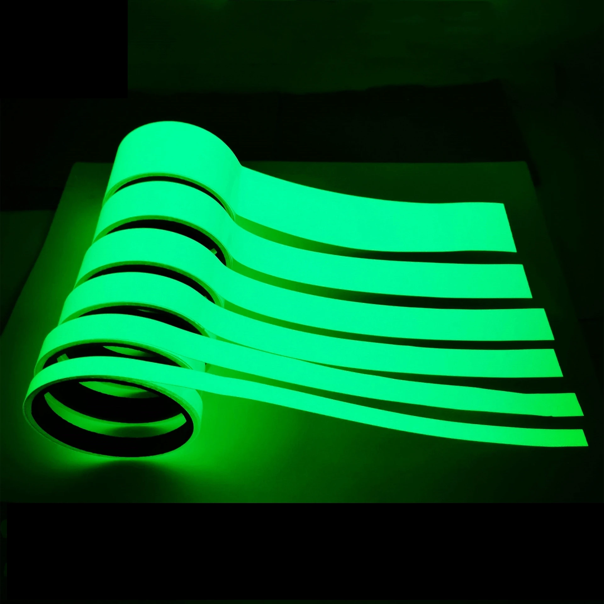 Luminous Tape 5 Meters Self-adhesive Glow Emergency Logo In The Dark Safety Stage Stickers Home Decor Party Supplies Decorative