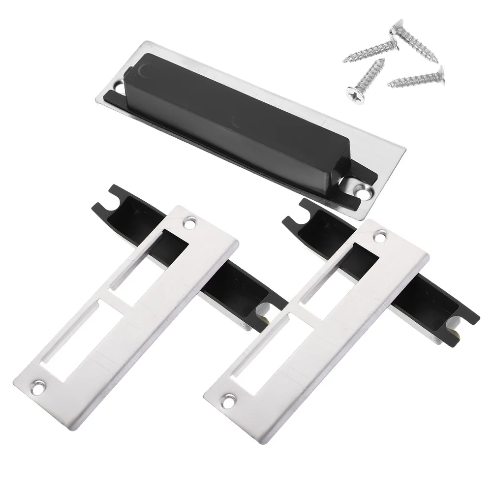 

3pcs Deadbolt Strike Plates Heavy Duty Door Lock Reinforcement Plate For Classroom Office Hotel Durable Door Reinforcement Kit