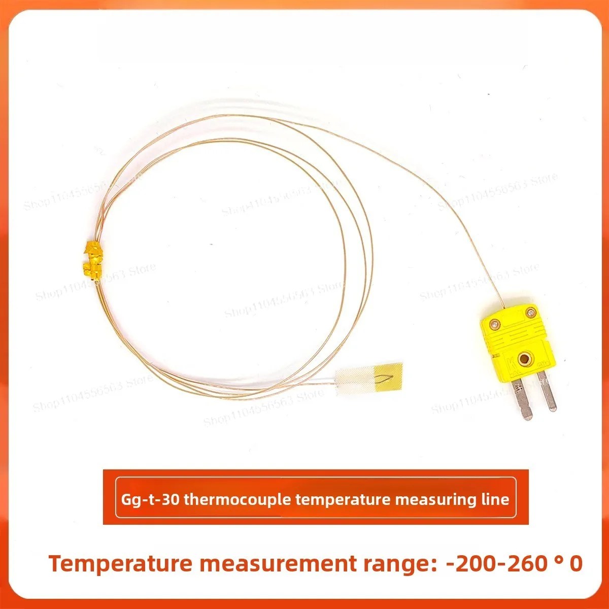 د الحرارية عالية الدقة من النوع K (TT-K-30-SLE) - سلك درجة الحرارة المعزول مع قابس لمراقبة درجة الحرارة الصناعية