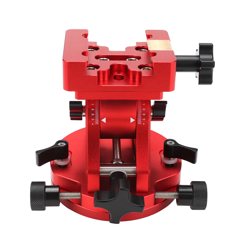 Equatorial Mount Base with Dovetail Slot 39kg High Load Capacity Latitude Adjustment Anti-Detachment Design for Astronomical Use
