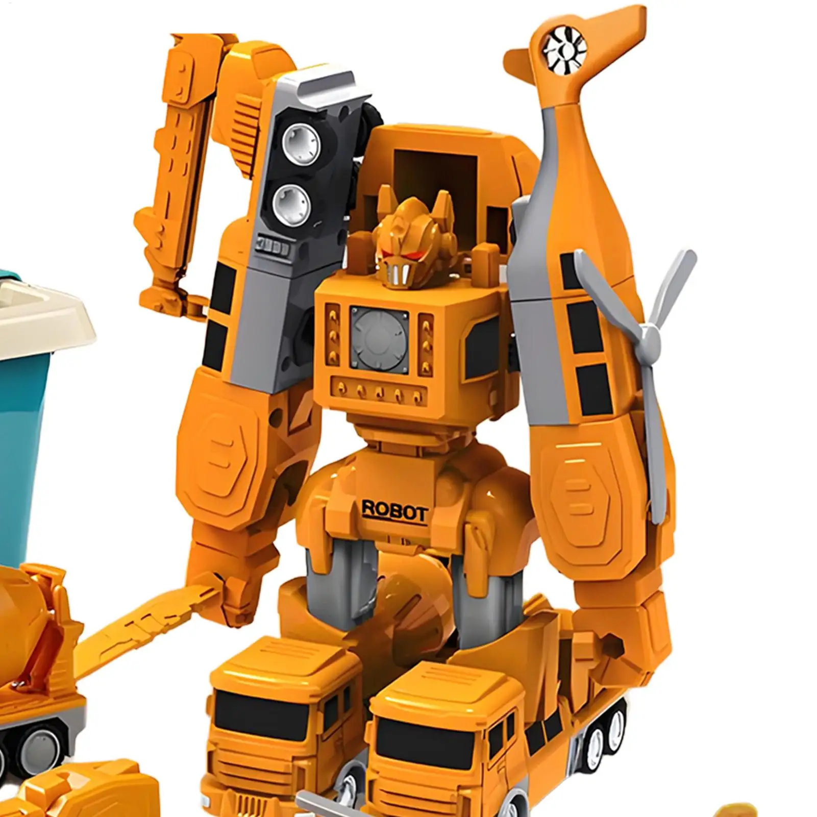 Carro de engenharia para meninos robô blocos de construção transformação magnética carro de engenharia montado brinquedo para alunos crianças vivendo